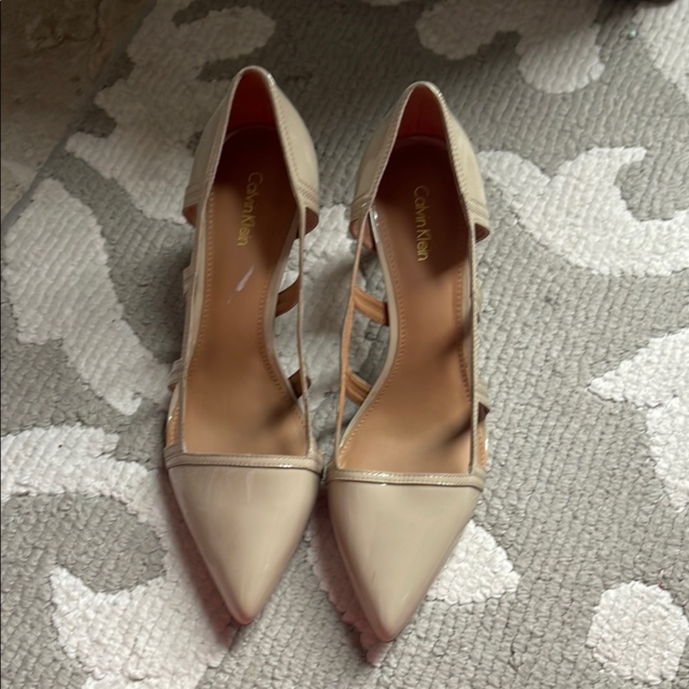 Calvin Klein Women's Beige Heels